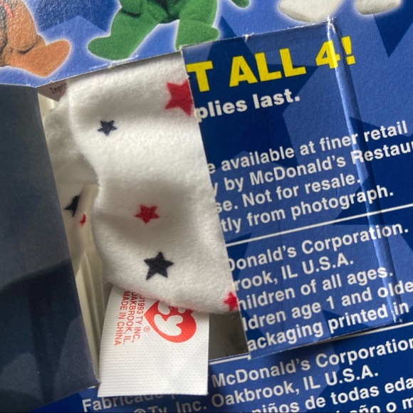 Ty Beanie Babies Glory the Bear Plush Toy Brand New Unopened - Picture 6 of 6